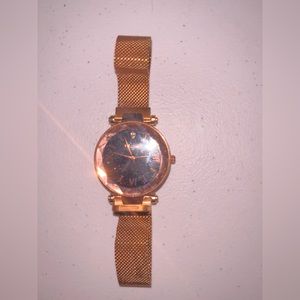 💙 Ulzzang Magnetic Closure Ladies Analog Watch